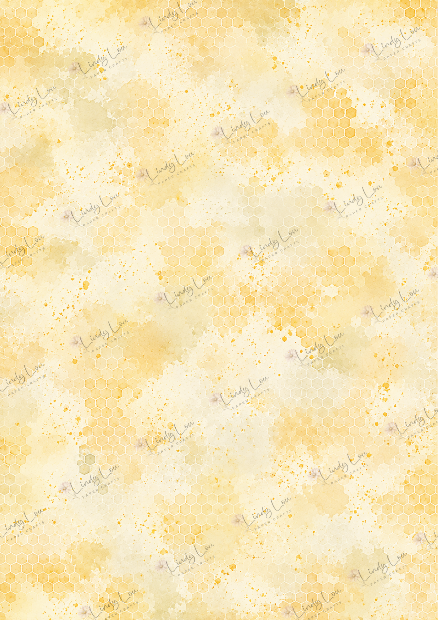 A4 Single Sheet - Mum's Daffodils - Daffodil Nectar