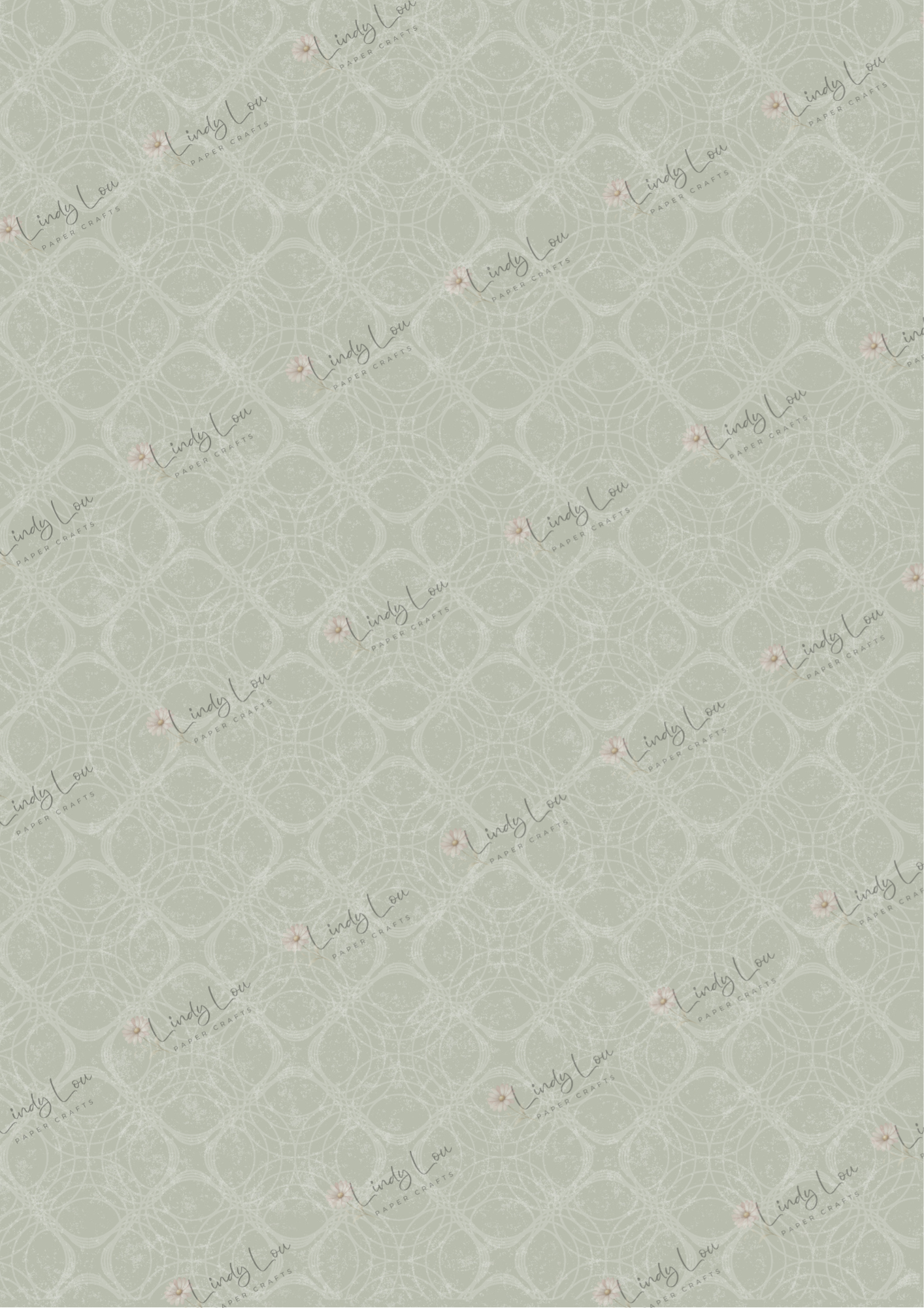 A4 Single Sheet - Tied with a Kiss -  Grace in Bloom 2