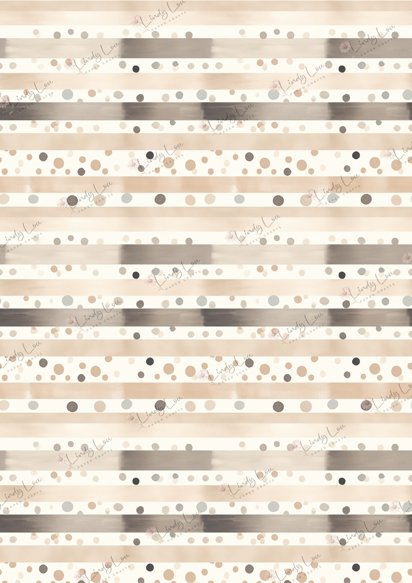 A4 Single Sheet - My Best Friend - Pawty Dots