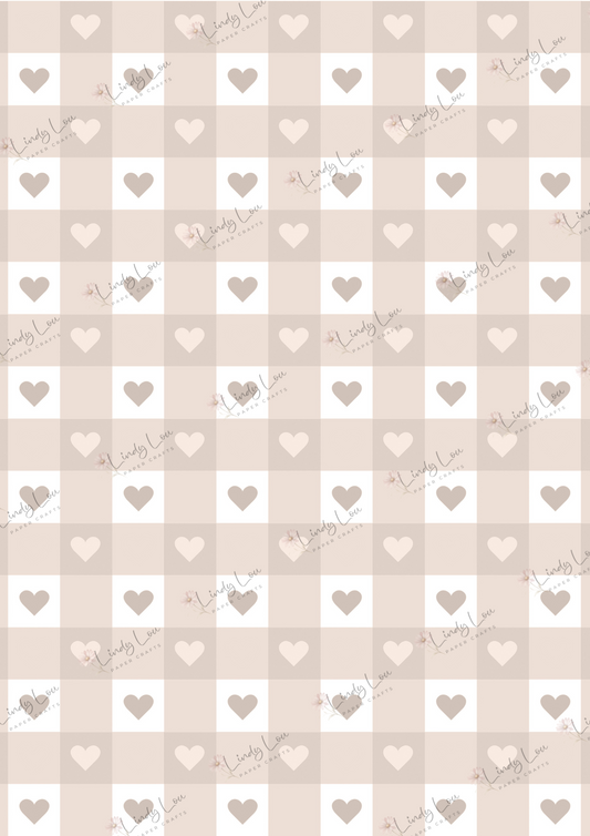 A4 Single Sheet - Tiny Dancer - Gingham Love