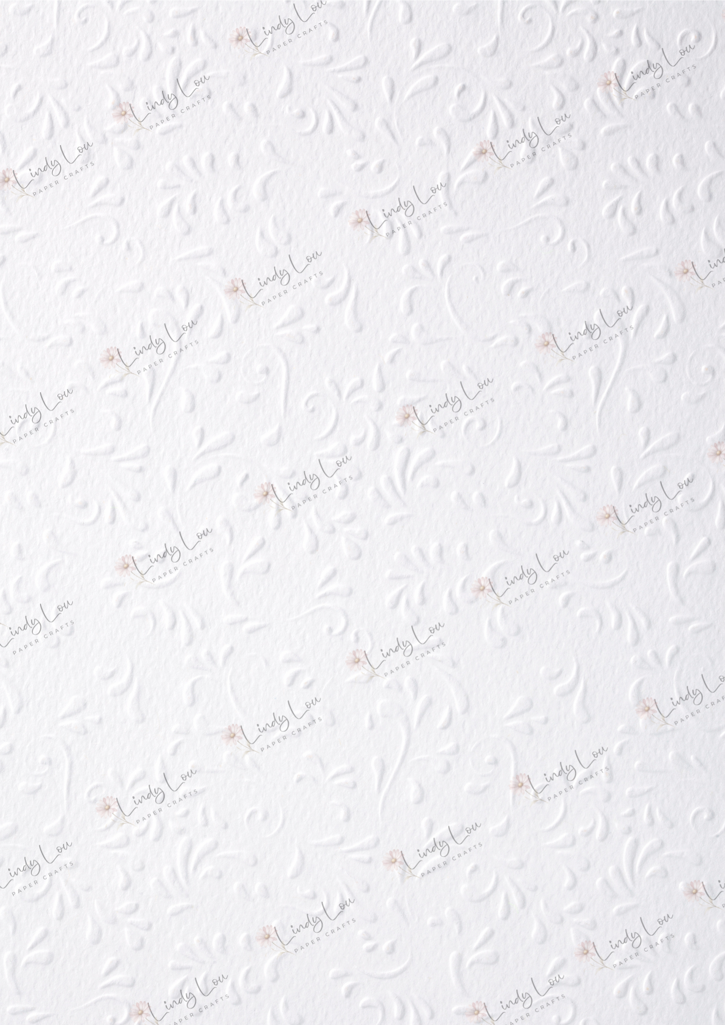A4 Single Sheet - Wisteria Walk - Whispers in White