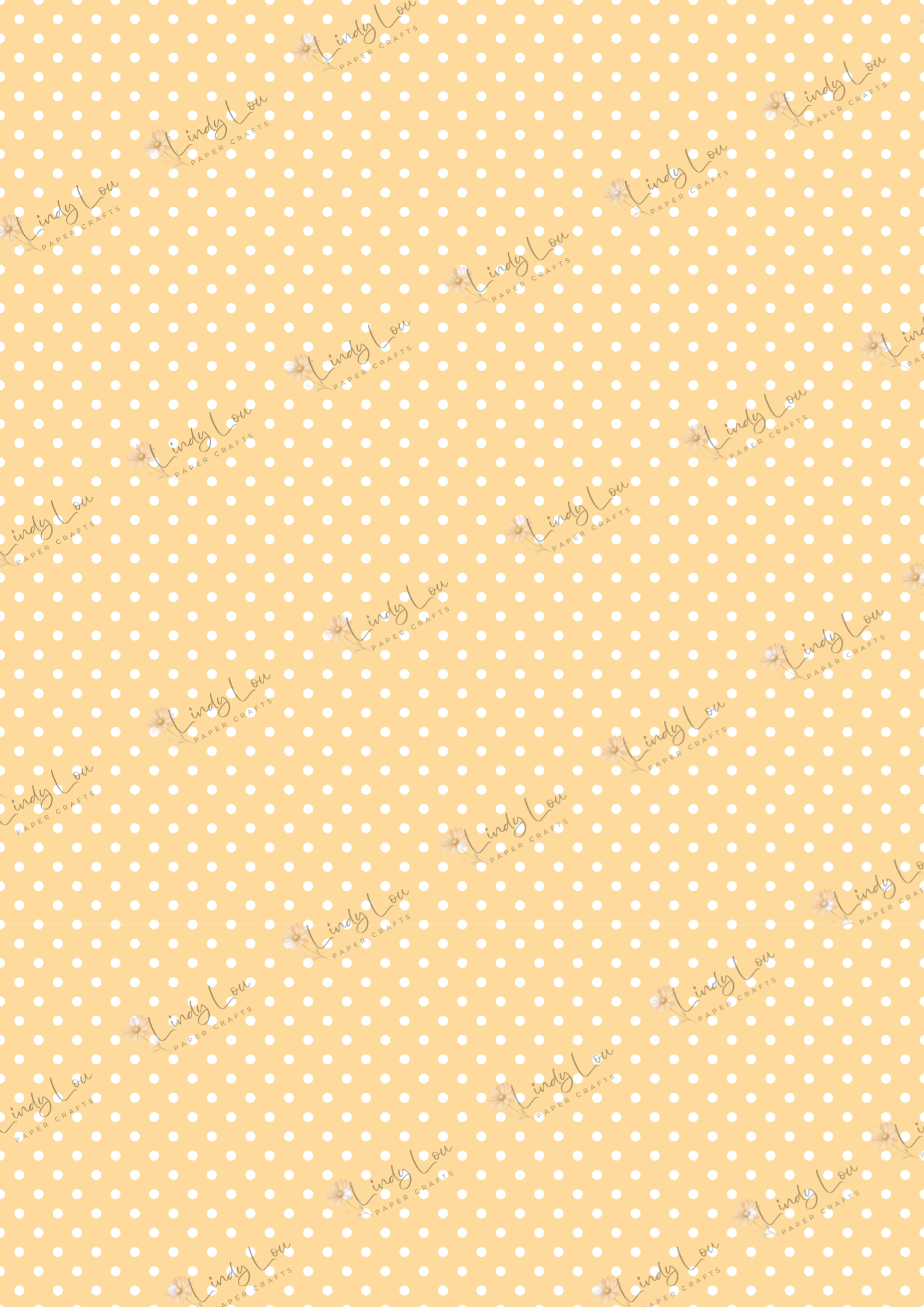 A4 Single Sheet - Sunflower Dreams - Fairylight Wishes (no image)