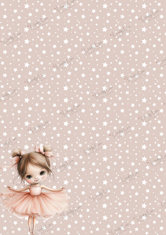 A4 Single Sheet - Tiny Dancer - Twinkle Toes