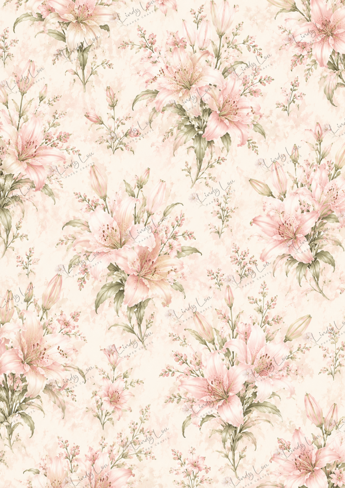 A4 Single Sheet - Lily's Cottage - Lily Blossom
