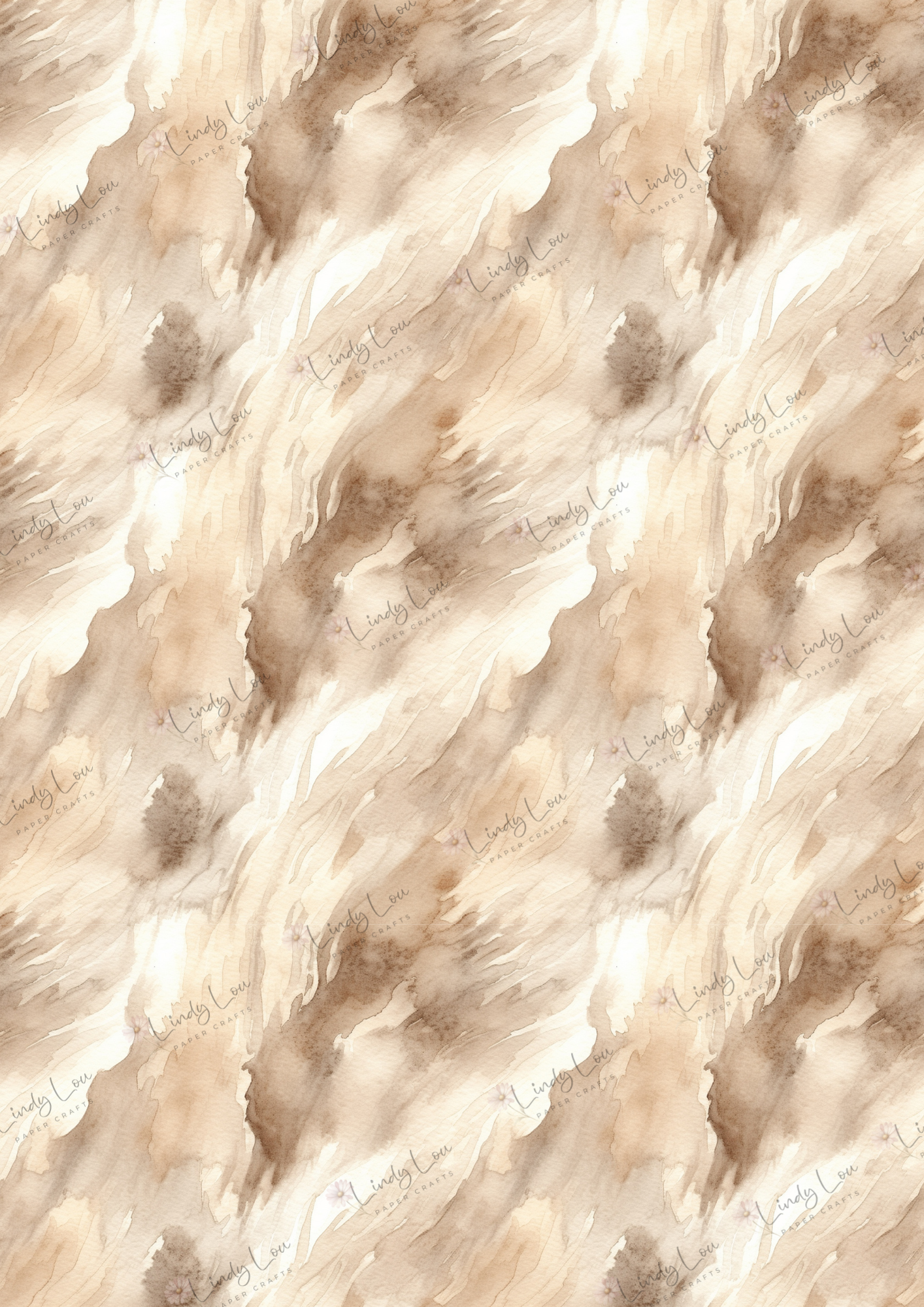 A4 Single Sheet - My Best Friend - Toffee Clouds