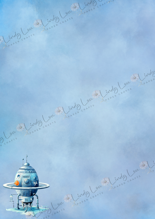 A4 Single Sheet - Cosmic Cuties - Landing Zone