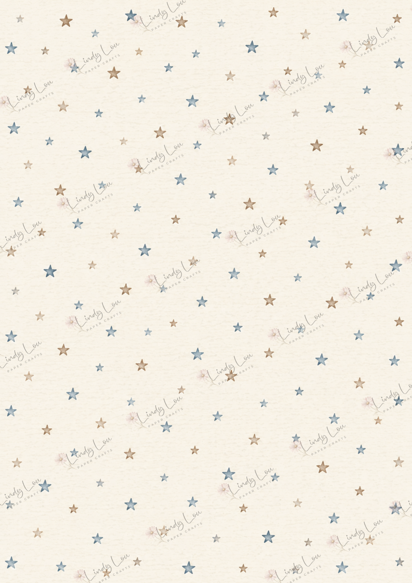 A4 Single Sheet - Giddy up Cowboy - Star Struck