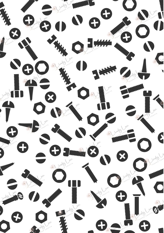 A4 Single Sheet - Robot Squad - Screw Loose