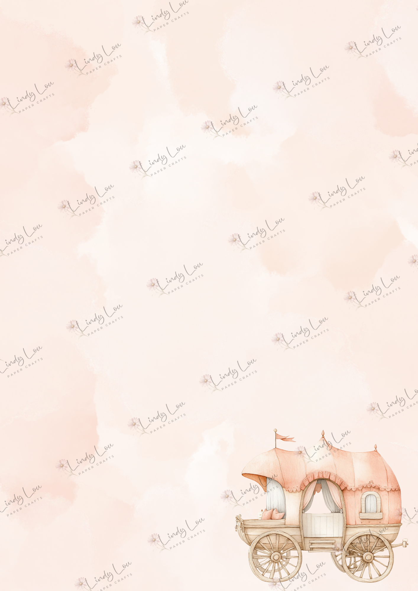 A4 Single Sheet - Knights & Dragons - Carriage Dreams