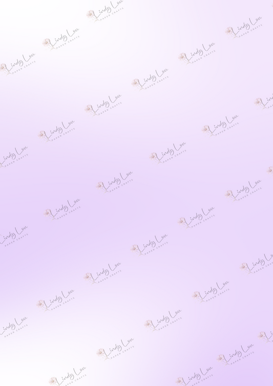 A4 Single Sheet - Wisteria Walk - Lilac Light