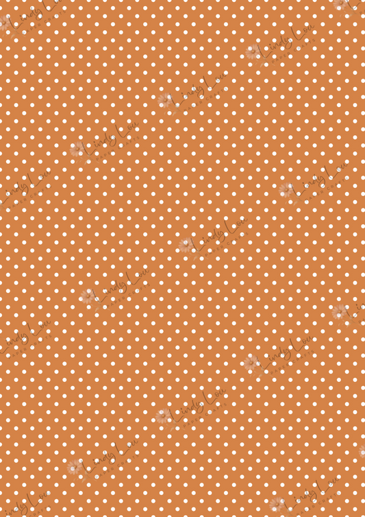 A4 Single Sheet - Amber Afternoon - Autumn Confetti (no image)