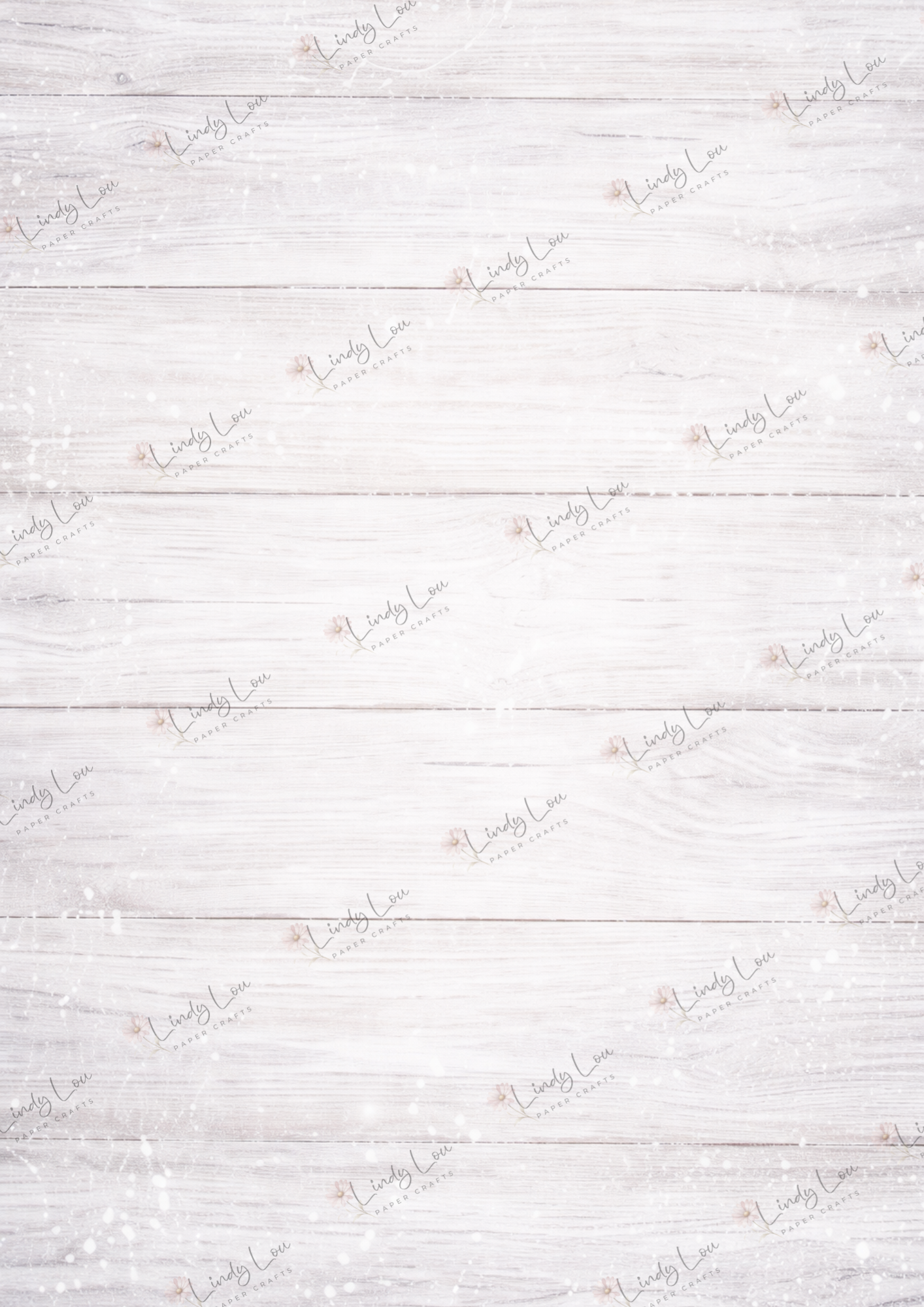 A4 Single Sheet - Whispers in Blue - Whispered Wood (no image)
