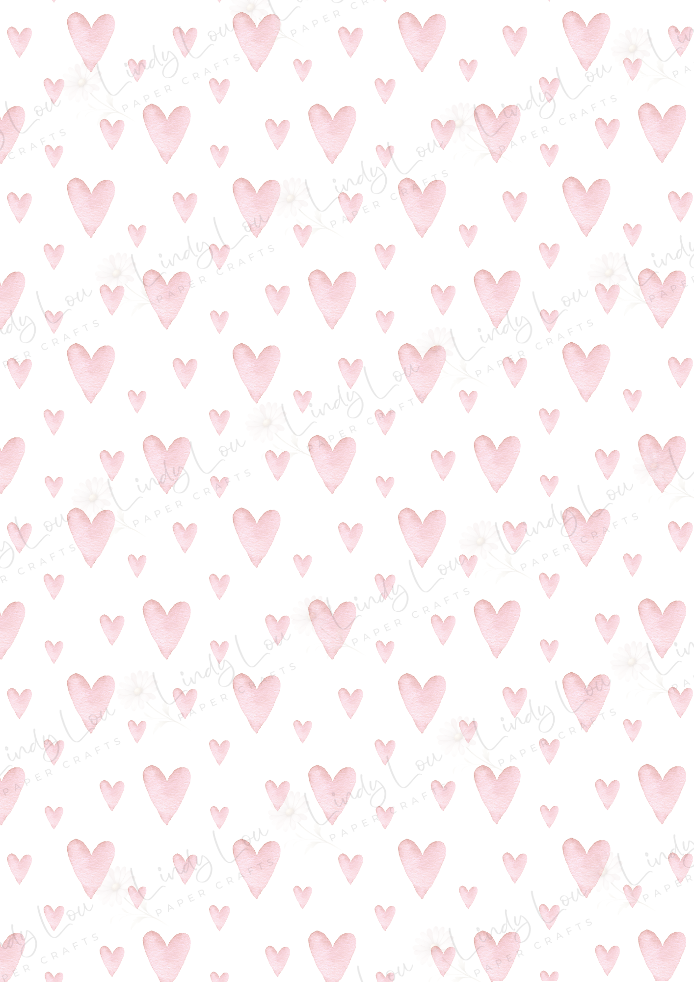 A4 Single Sheet - Daisy Girls - Sweetheart Wishes (no image)