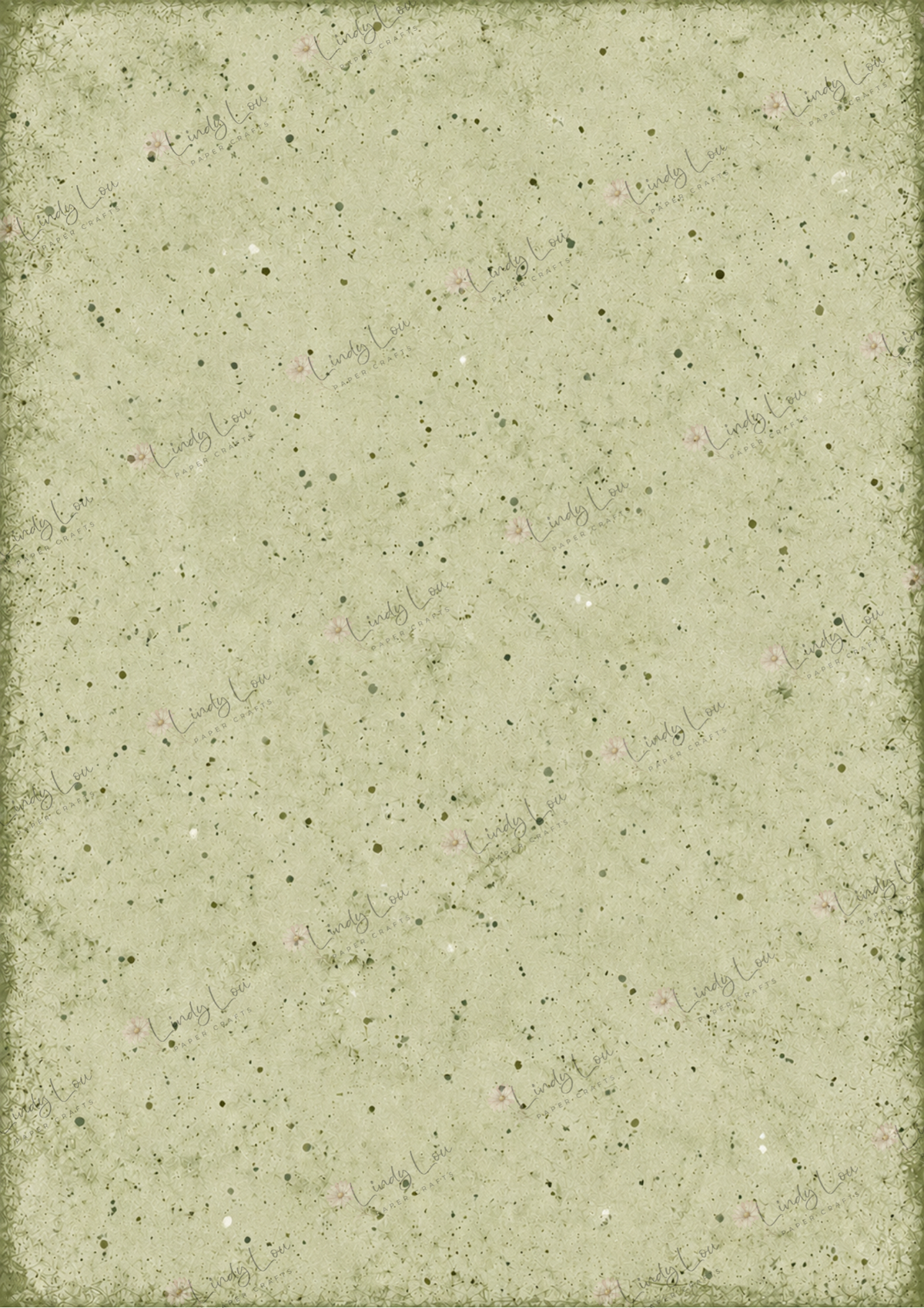 A4 Single Sheet - Country Cluckers - Speckled Sage