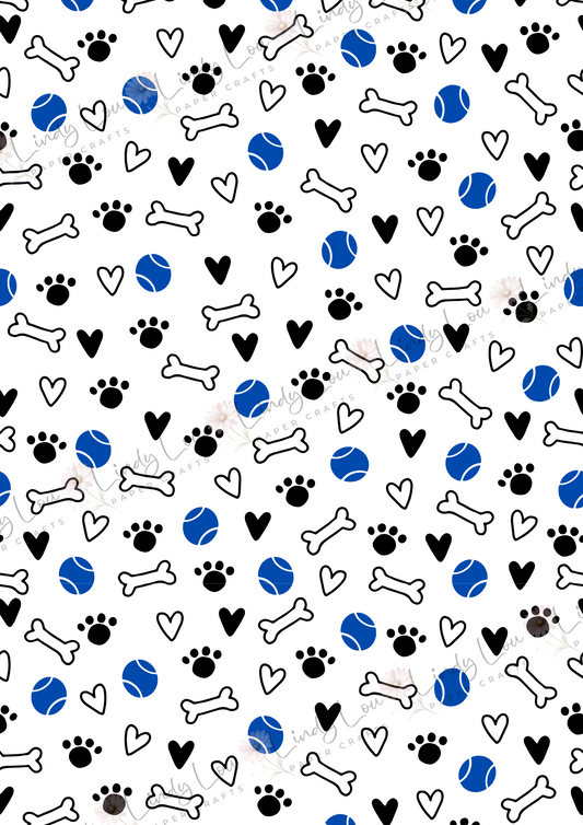 A4 Single Sheet - Pawsitively Adorable - Fetch & Love