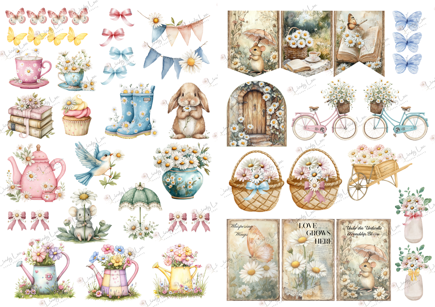 A4 Paper Collection - Daisy Whispers