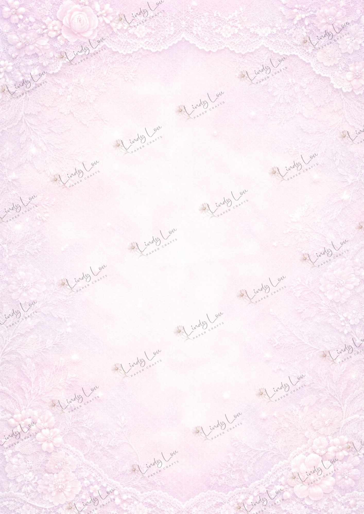 A4 Single Sheet - Bonnet Bay Parade - Lilac Lace
