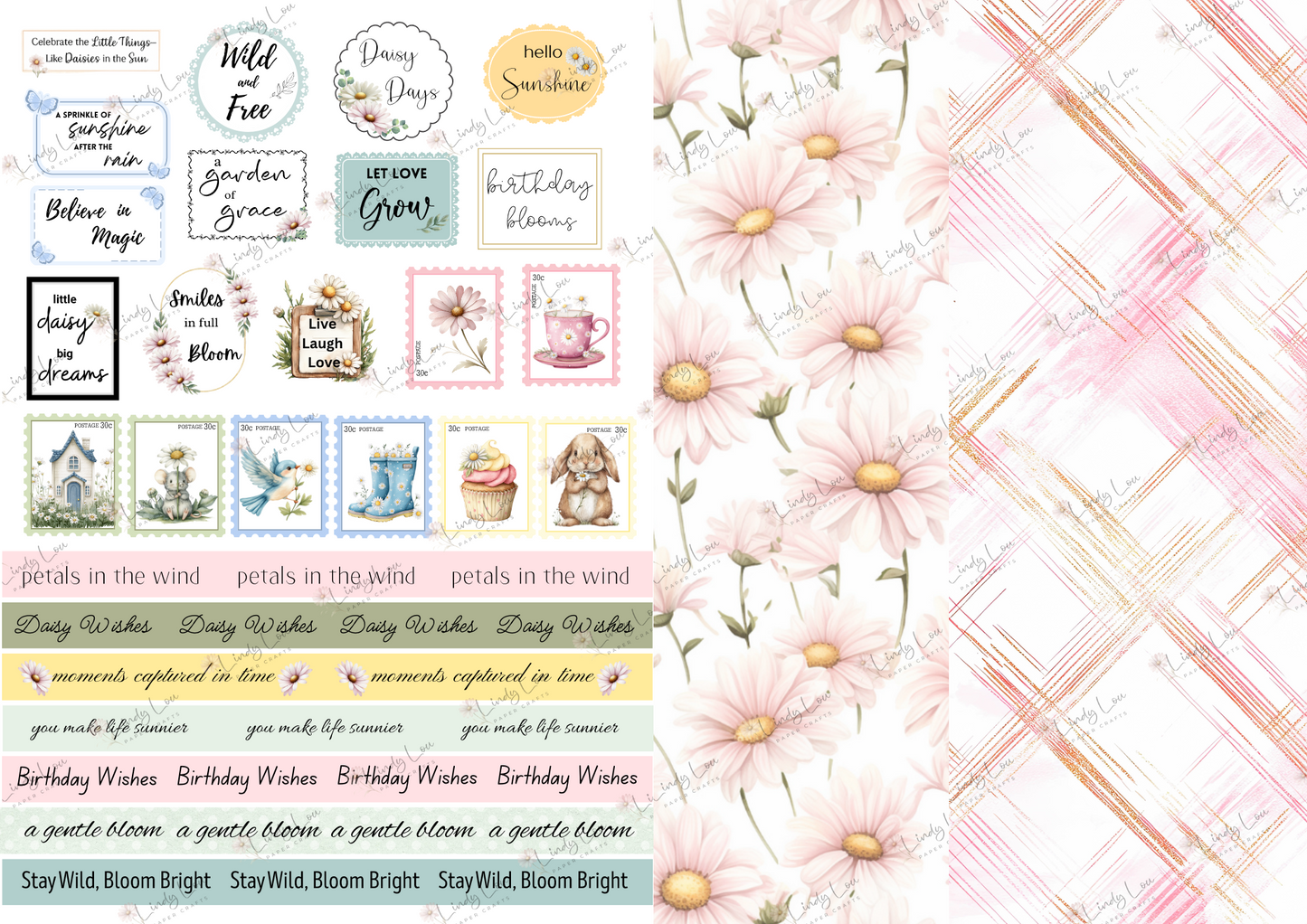 A4 Paper Collection - Daisy Whispers