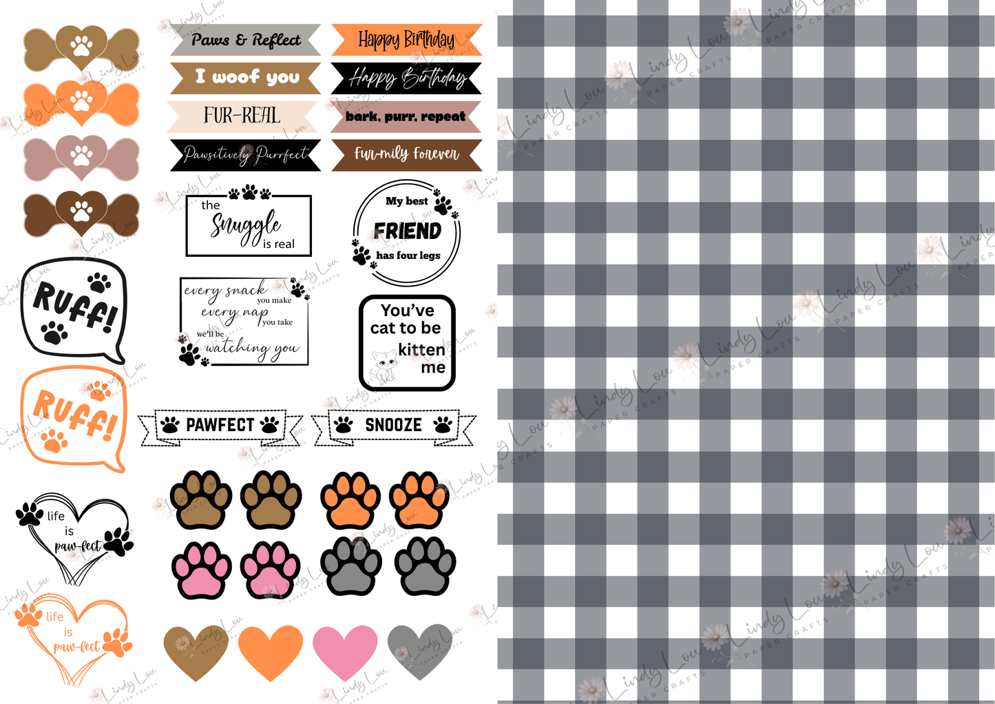 A4 Paper Collection - Paws & Whiskers