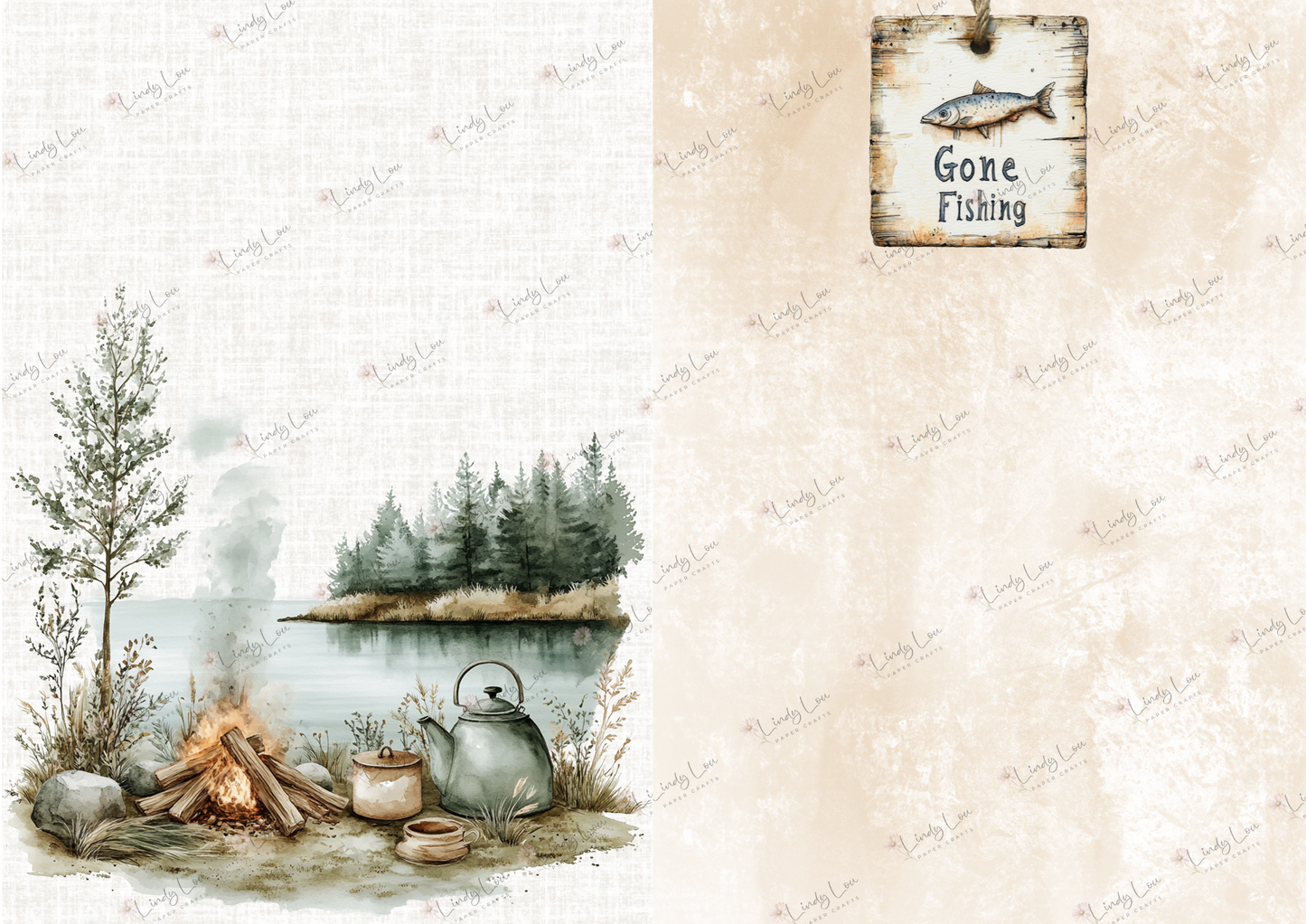 A4 Paper Collection - Gone Fishing