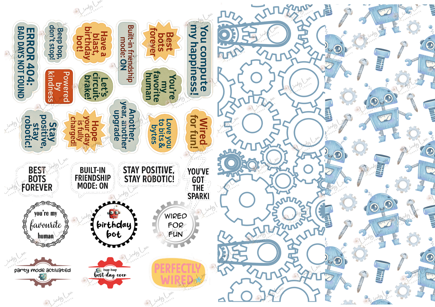 A4 Paper Collection - Robot Squad