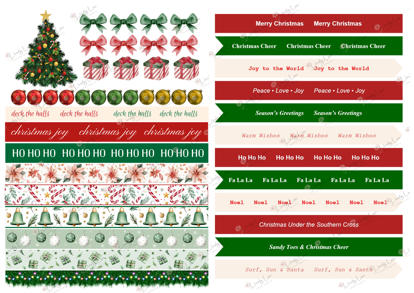 A4 Paper Collection - Aussie Christmas