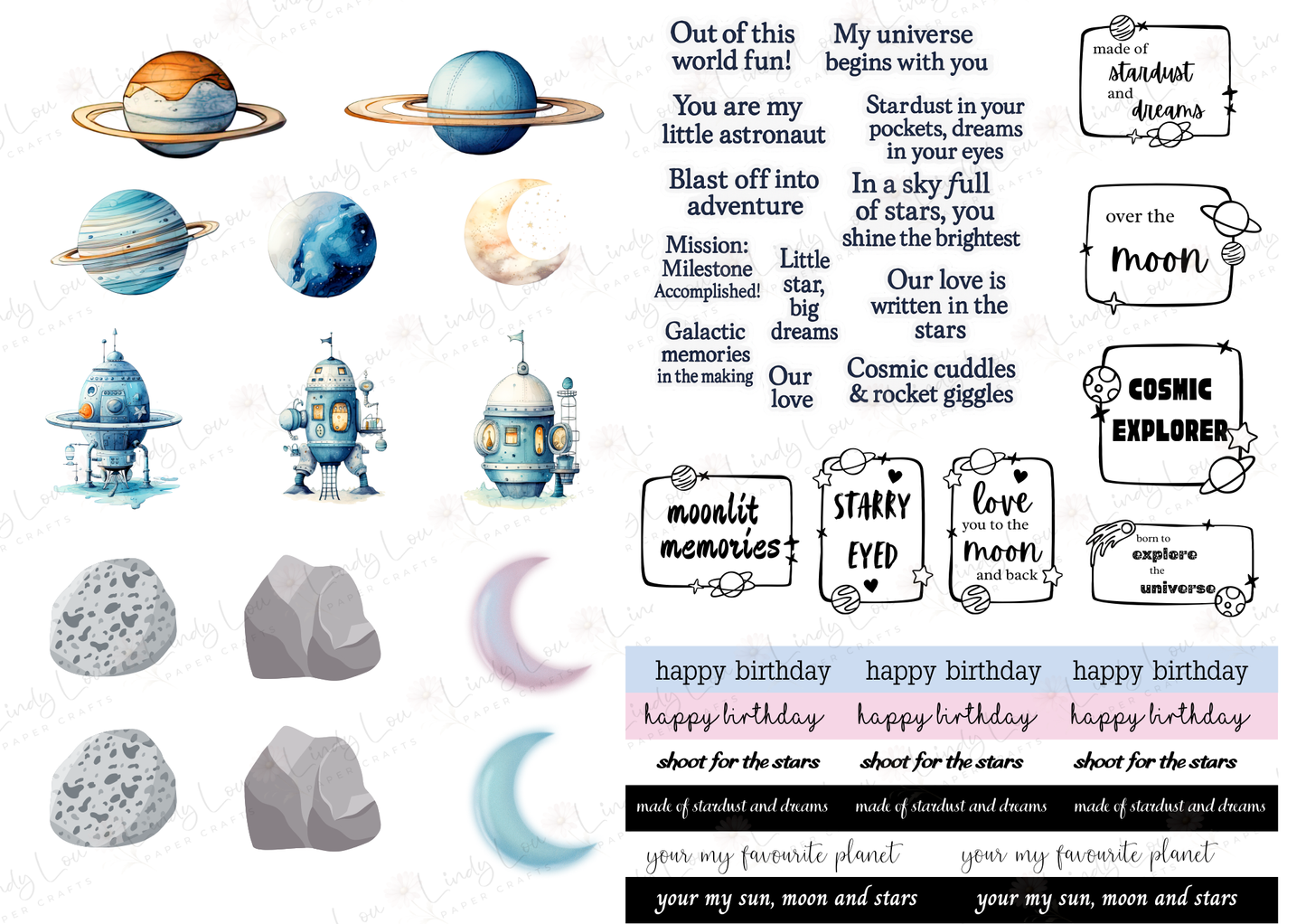 A4 Paper Collection - Cosmic Cuties