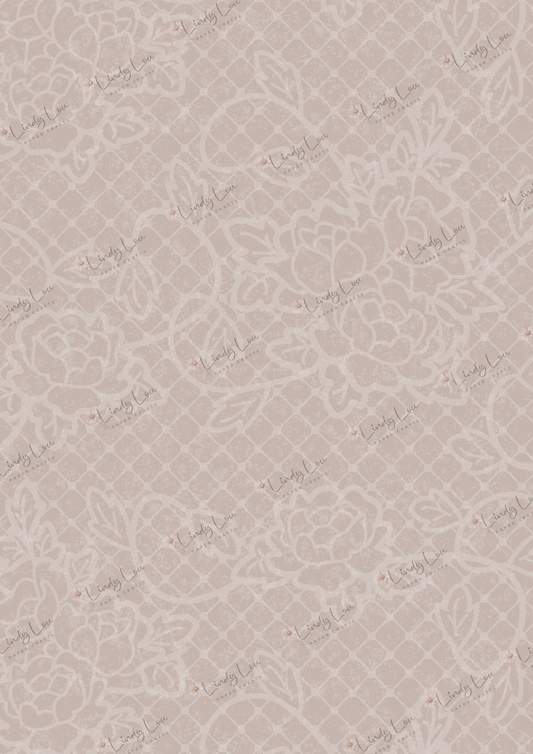 A4 Single Sheet - Tied with a Kiss -  Rustic Romance 2
