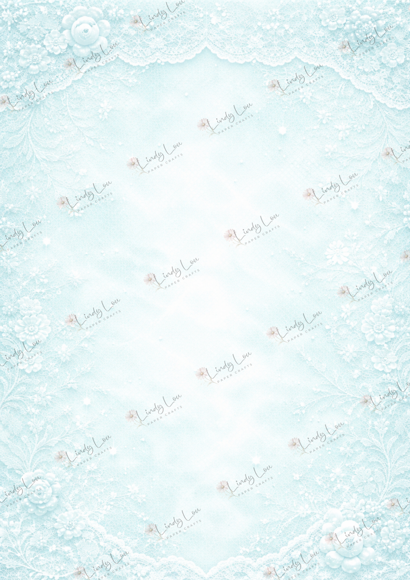 A4 Single Sheet - Bonnet Bay Parade - Aqua Elegance