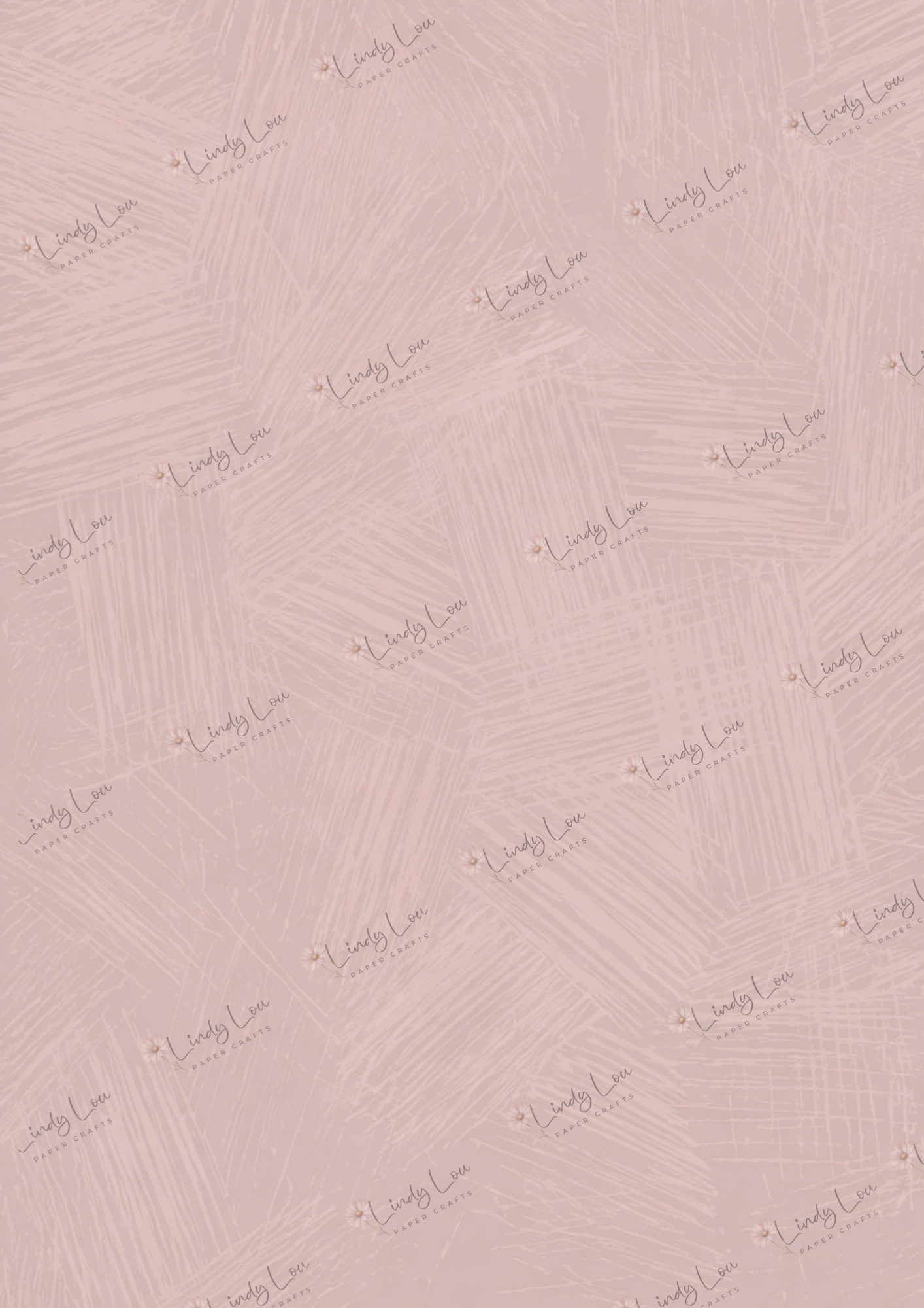 A4 Single Sheet - Mother's Day - Blush Brushstroke
