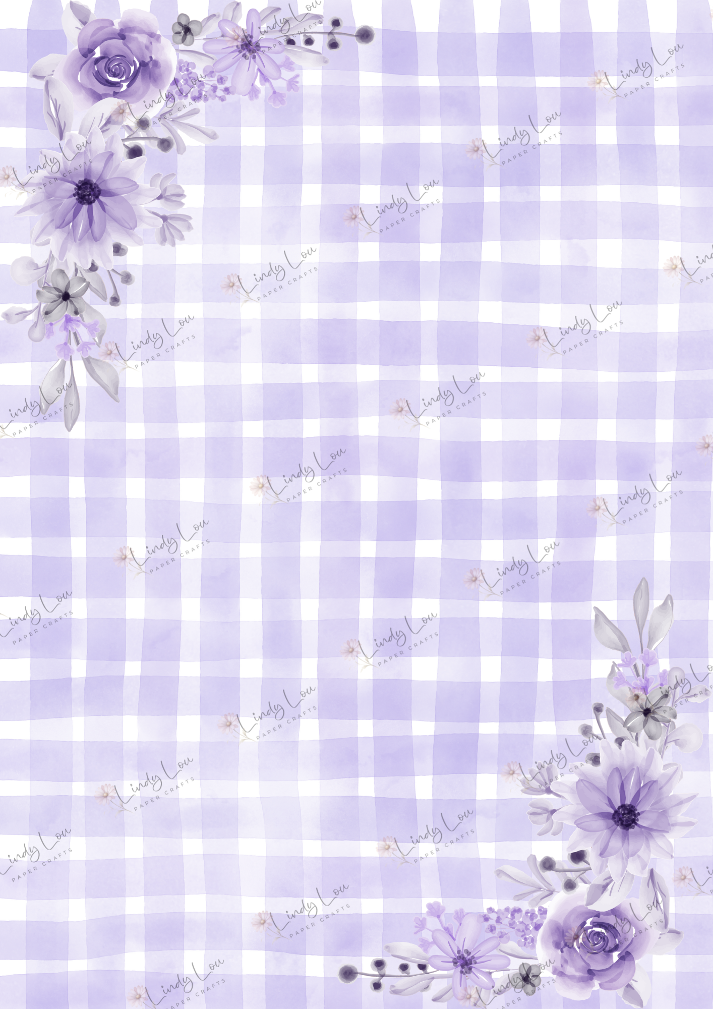 A4 Single Sheet - Princess Ellie - Lavener Corners