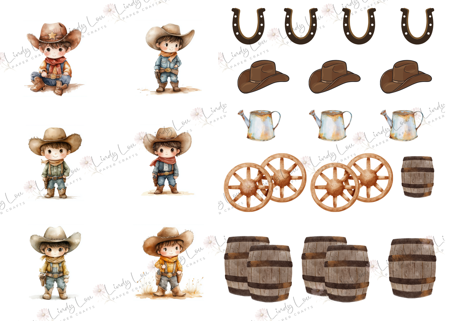 A4 Paper Collection - Giddy Up Cowboy