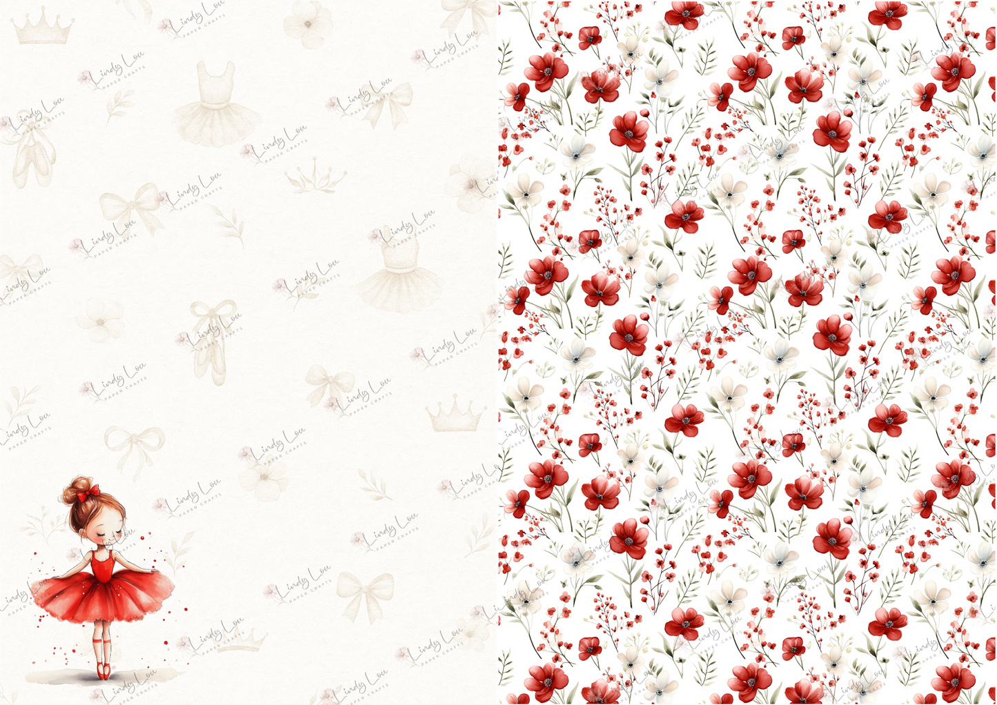 A4 Paper Collection - Ballerina Blossoms