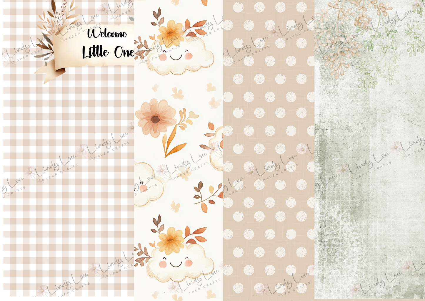 A4 Paper Collection - Boho Baby