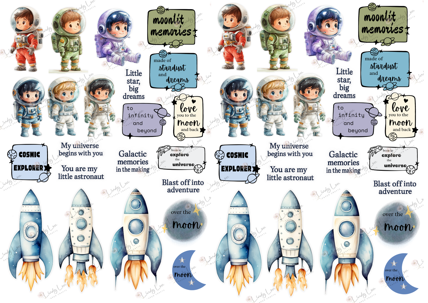 A4 Paper Collection - Cosmic Cuties