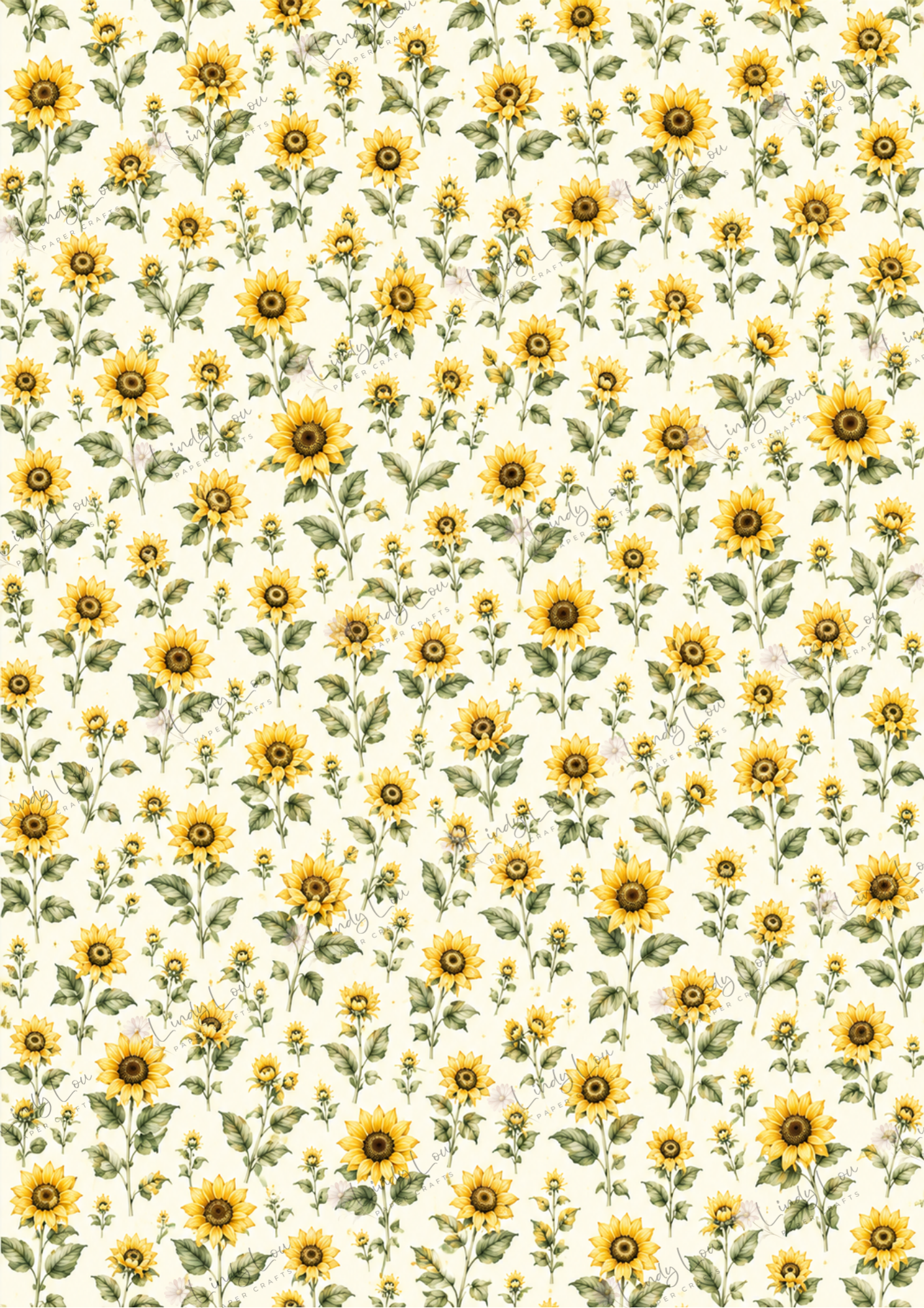 A4 Single Sheet - Sunshine & Moo - Sunbeam Scatter