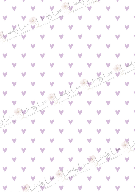 A4 Single Sheet - Daisy Girls - Lavender Love