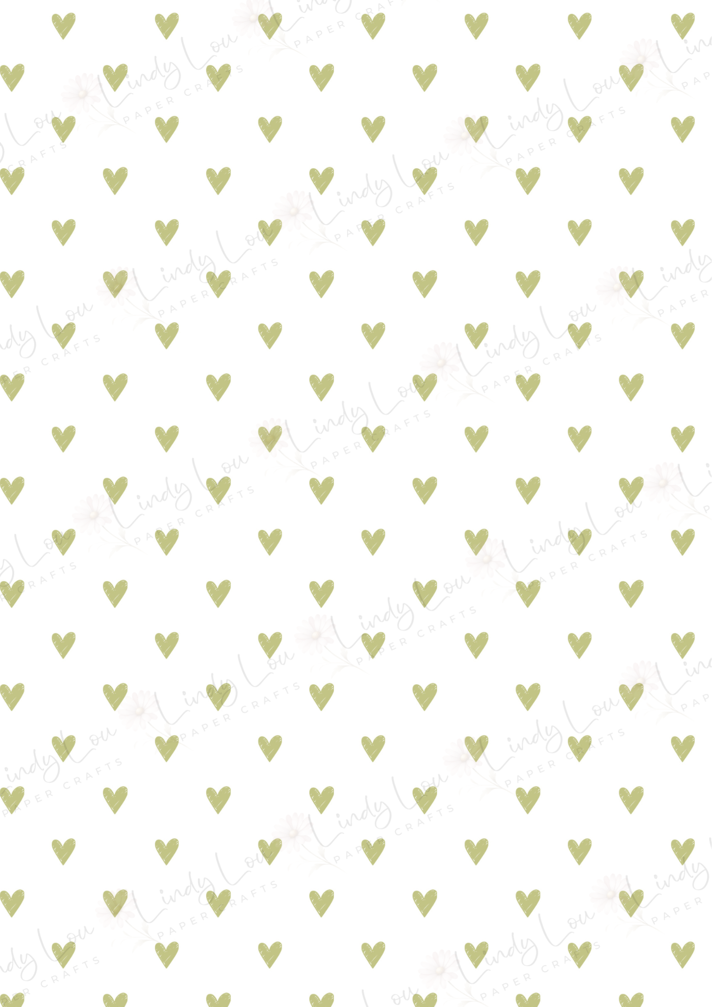 A4 Single Sheet - Daisy Girls - Meadow Heart Girl (no image)