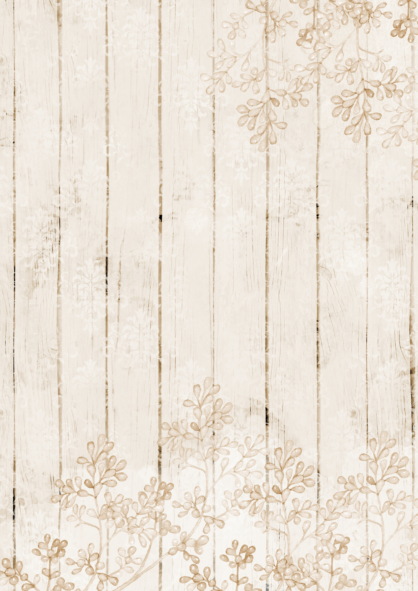 A4 Single Sheet - Tied with a Kiss - Rustic Romance (no image)