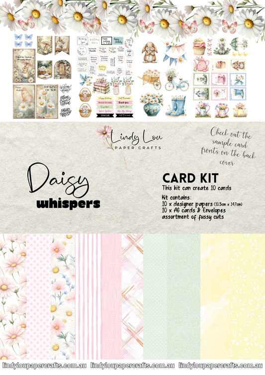 A6 Card Kit - Daisy Whispers
