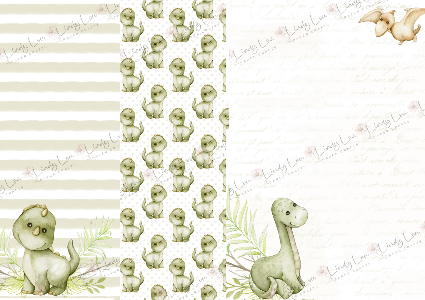 A4 Paper Collection - Dino Saurus