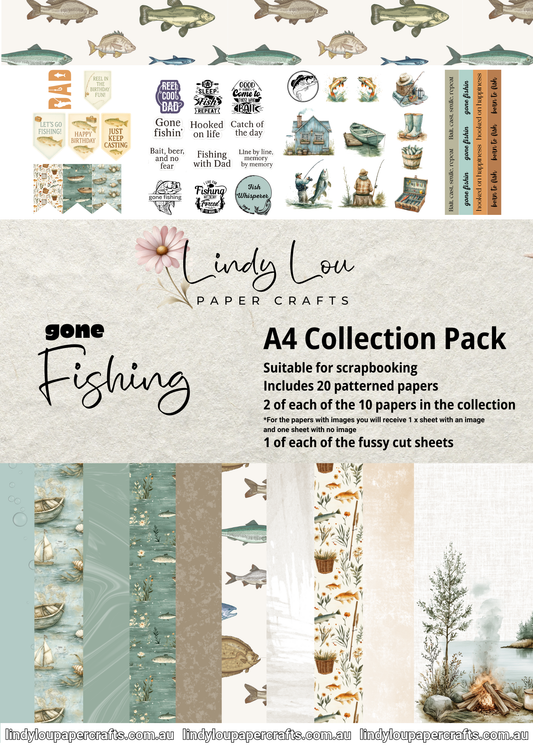 A4 Paper Collection - Gone Fishing