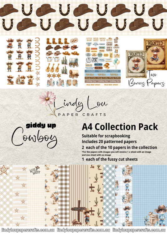 A4 Paper Collection - Giddy Up Cowboy