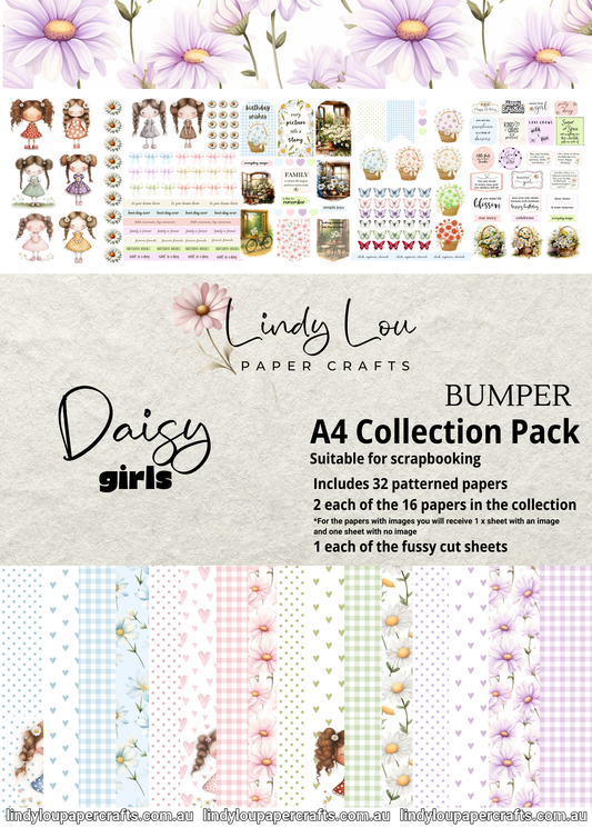 A4 Bumper Edition Paper Collection - Daisy Girls