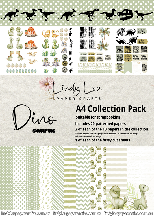 A4 Paper Collection - Dino Saurus