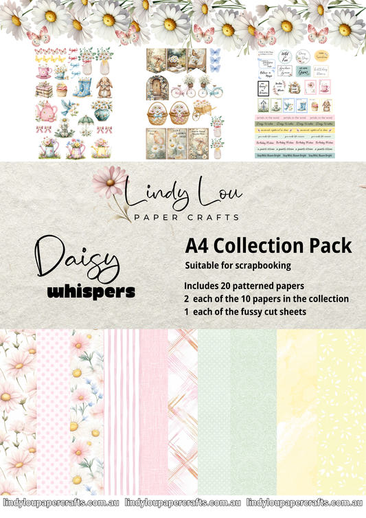 A4 Paper Collection - Daisy Whispers