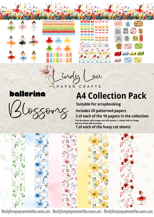 A4 Paper Collection - Ballerina Blossoms