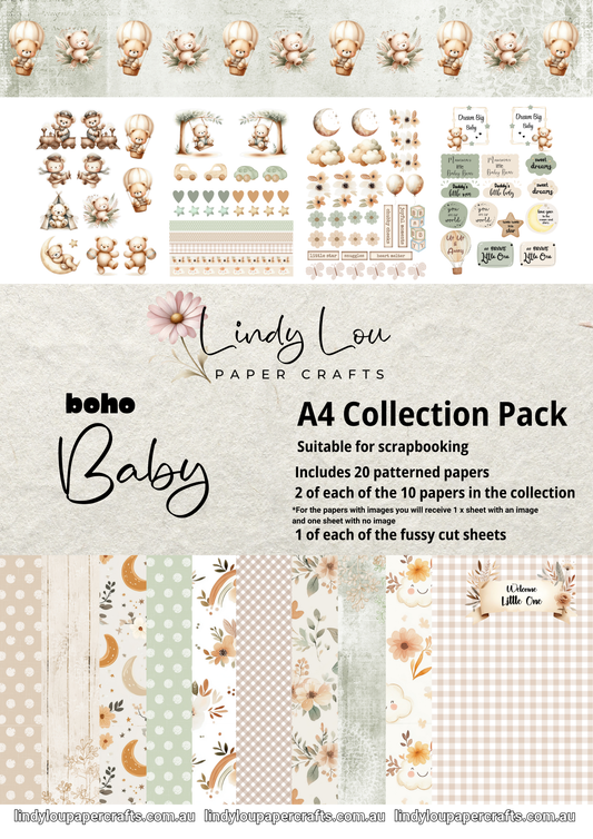 A4 Paper Collection - Boho Baby