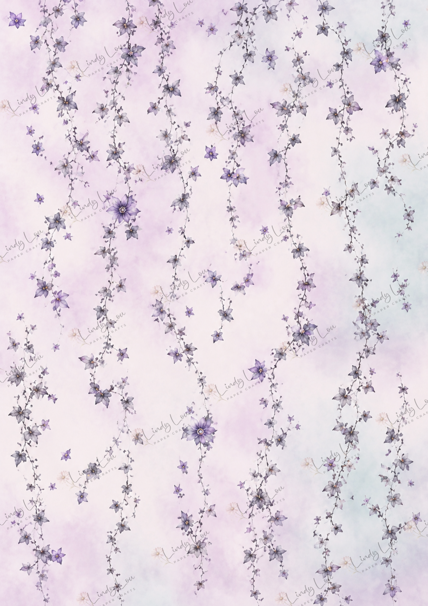 A4 Single Sheet - Gothic Girl Dreams - Hollow Garden