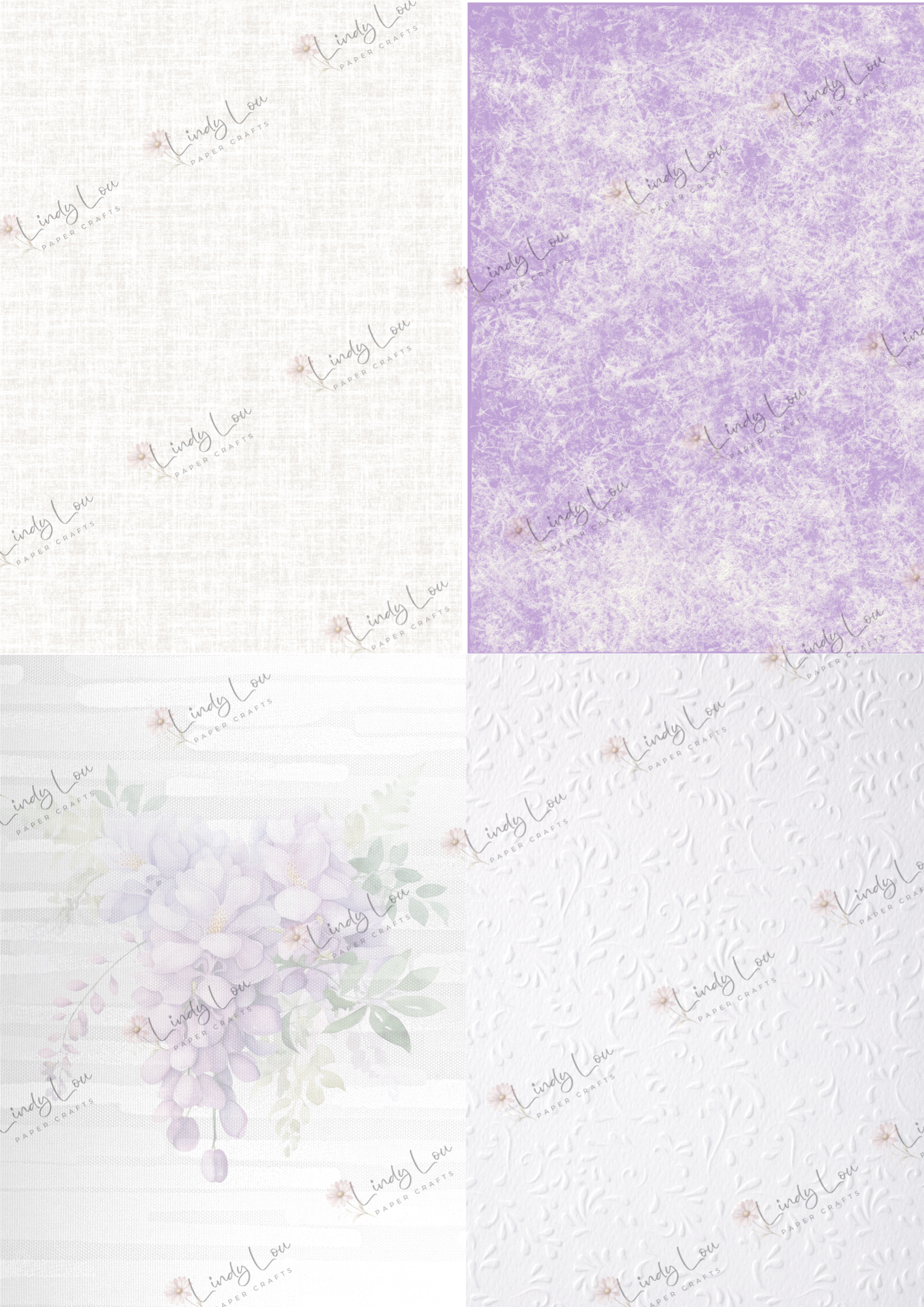 A6 Card Kit - Wisteria Walk